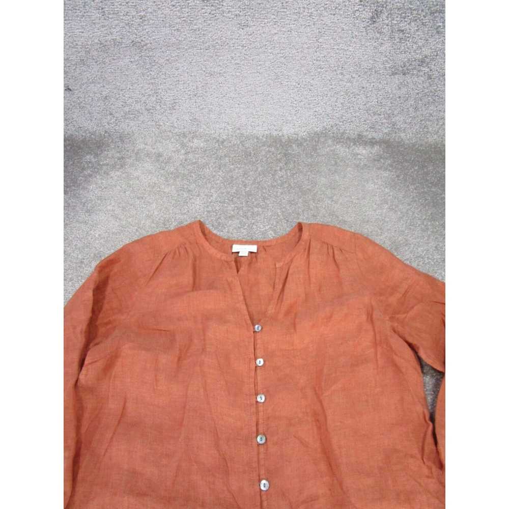 Vintage Purejill Shirt Womens Small Orange Line B… - image 2