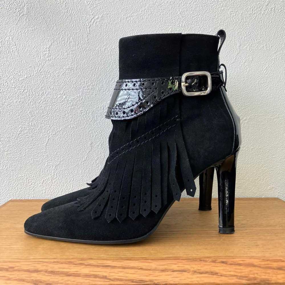 Max Mara Fringe Booties/Leather/Size 37. - image 3