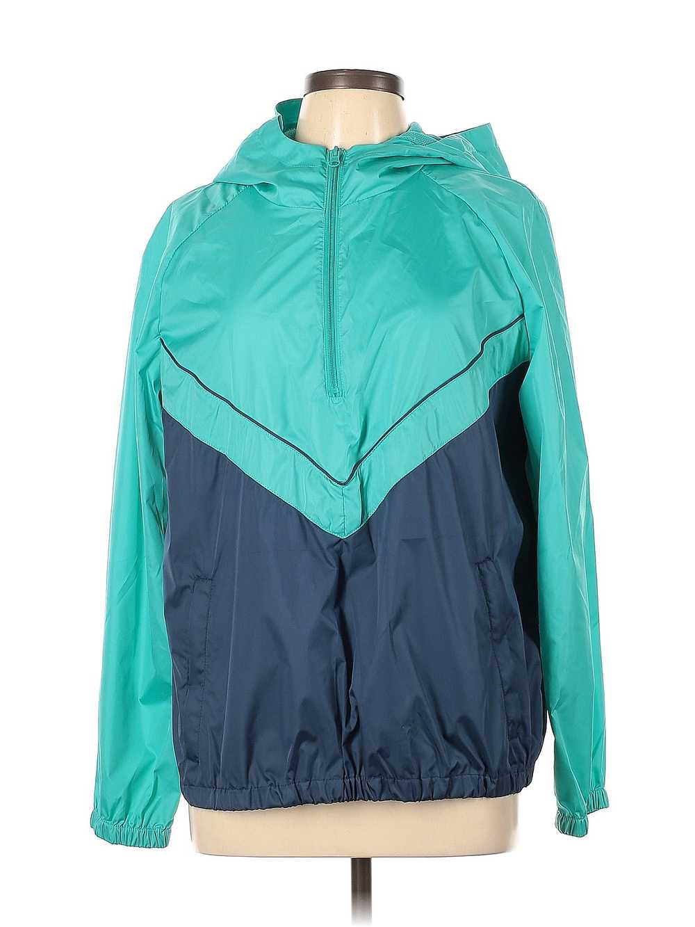 Xersion Women Green Windbreaker L - image 1