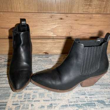 Booties Black Chelsea ankle boots size 8