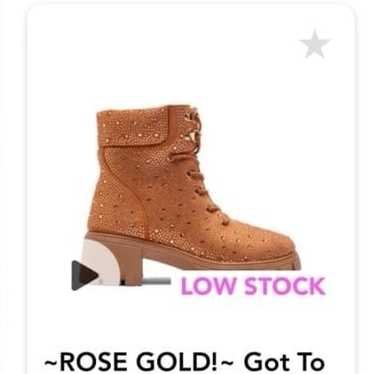 - ROSE GOLD! - Got To Glisten Gal Boots - image 1