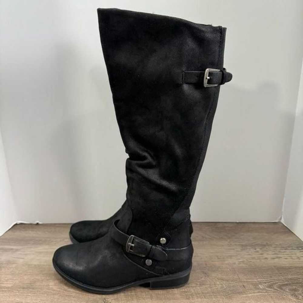 Baretraps Knee High Boots sz 6 Microfiber #G867 - image 1