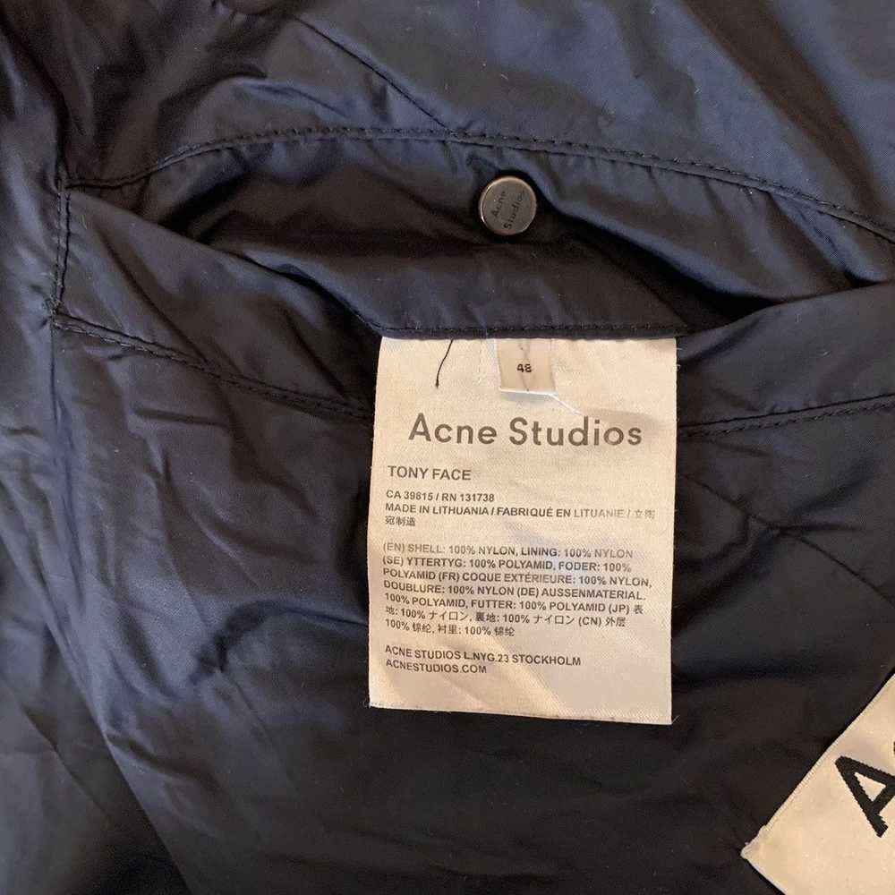 Acne Studios Acne Studios Tony Face Coach Jacket - image 10