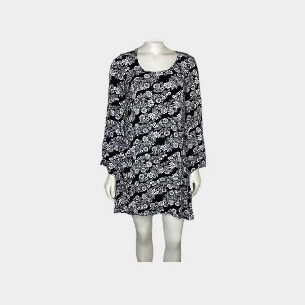 Mossimo Mossimo | Floral Black and White Bell Sle… - image 1