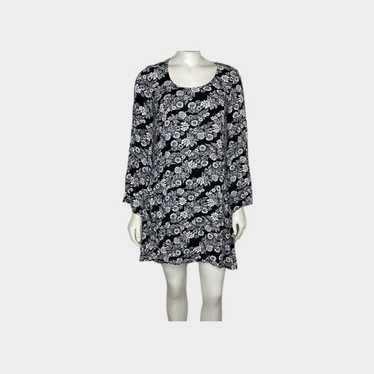 Mossimo Mossimo | Floral Black and White Bell Slee