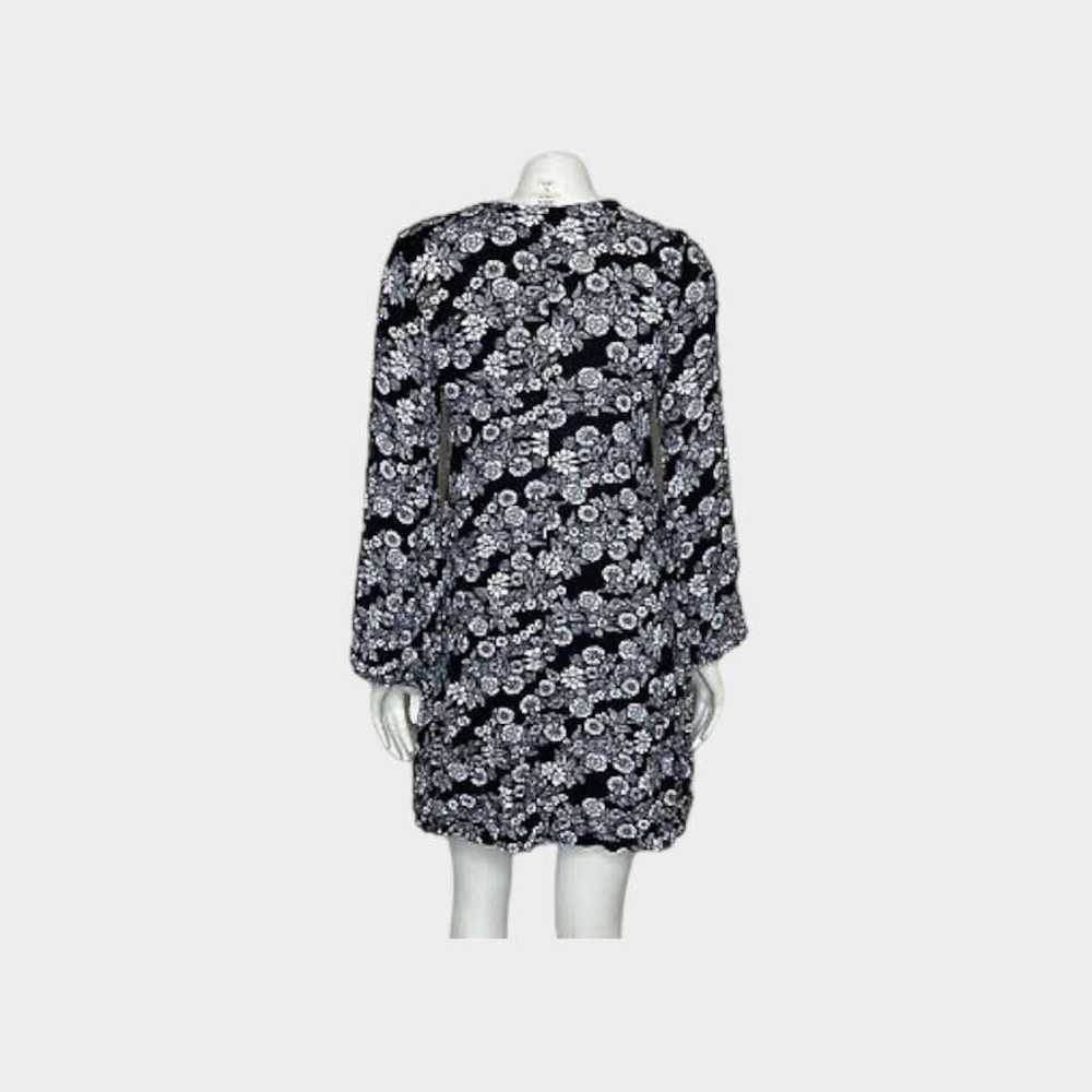 Mossimo Mossimo | Floral Black and White Bell Sle… - image 3