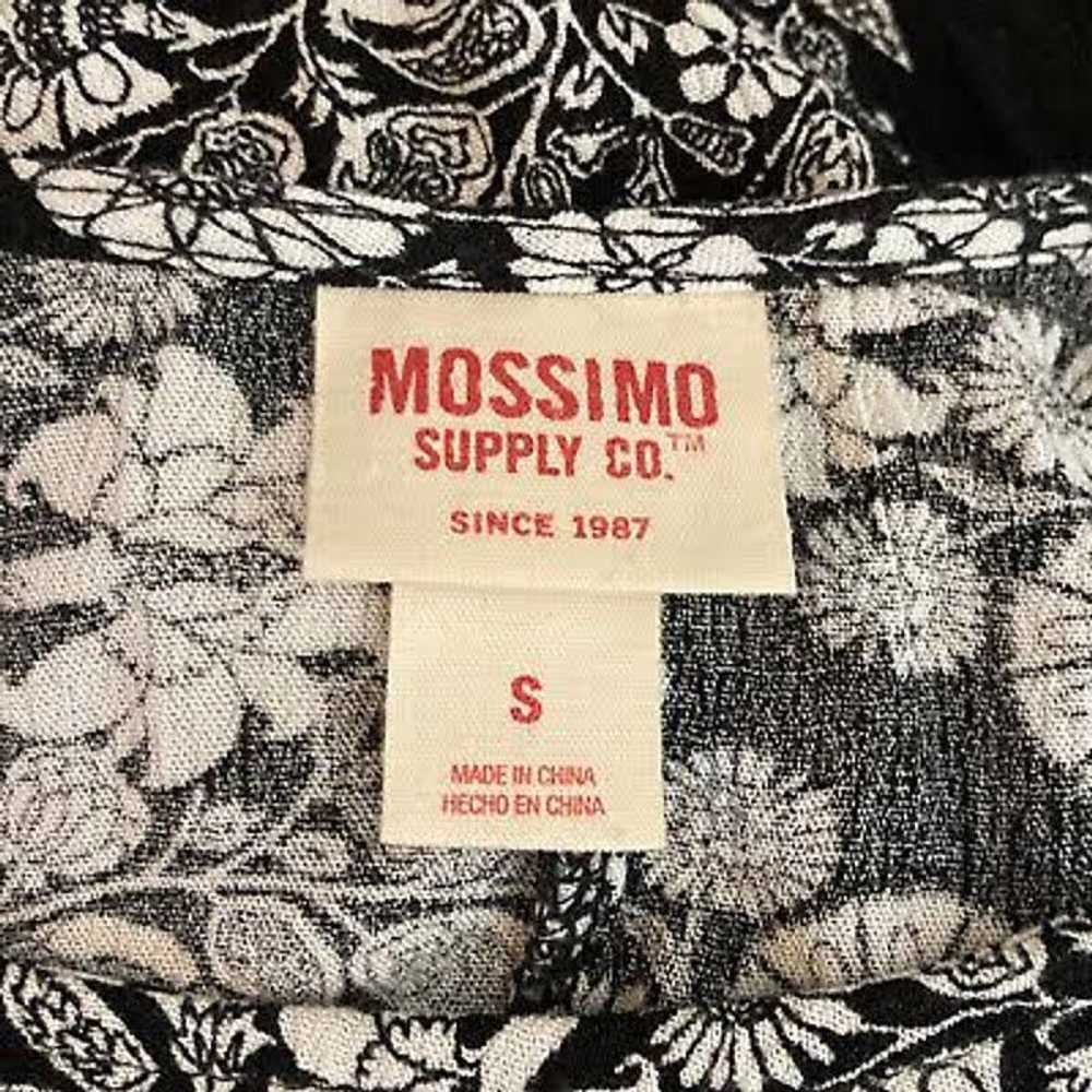 Mossimo Mossimo | Floral Black and White Bell Sle… - image 6