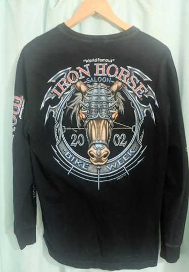 757 IRON HORSE BIKE WEEK 2002 スウェット Iron Horse Saloon Daytona Beach Bike Week 2003 Sew on