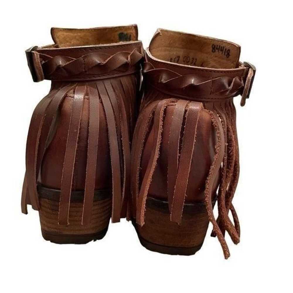 Harley-Davidson Boots Womens 6 Ankle Brown Fringe… - image 4