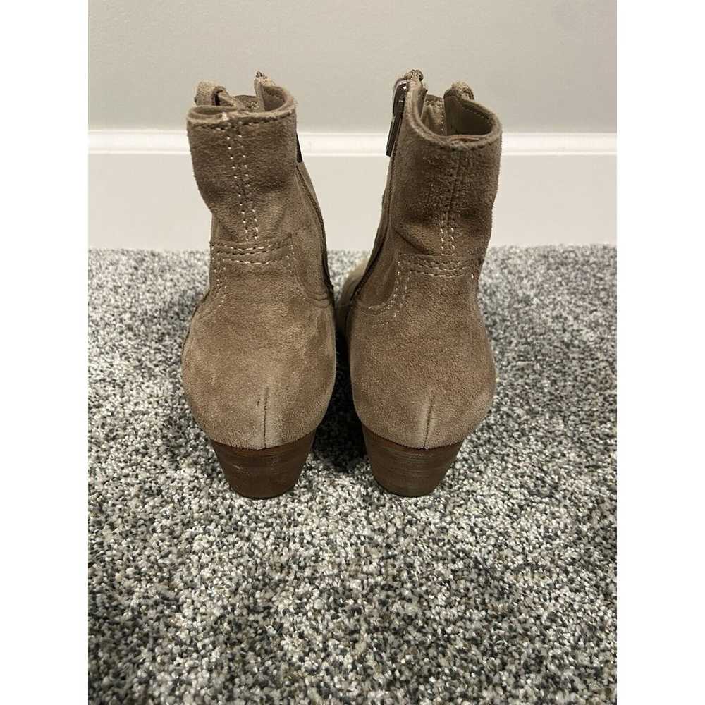 Dolce Vita Silma Ankle Booties Suede Tan Size 7.5… - image 4