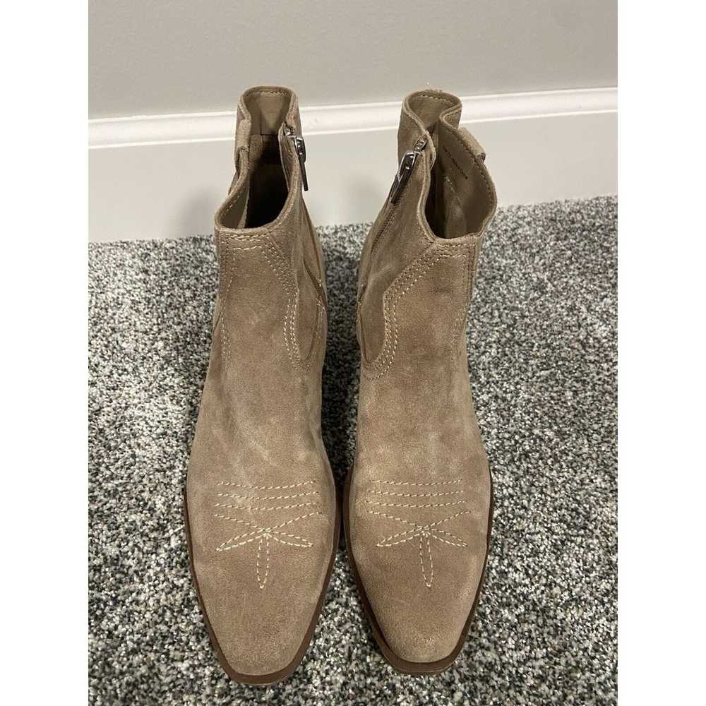 Dolce Vita Silma Ankle Booties Suede Tan Size 7.5… - image 7