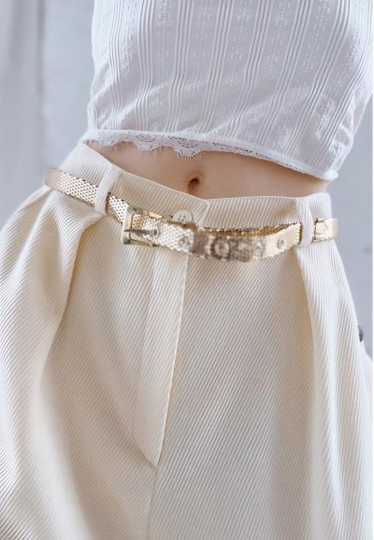 Whiting & Davis mesh belt