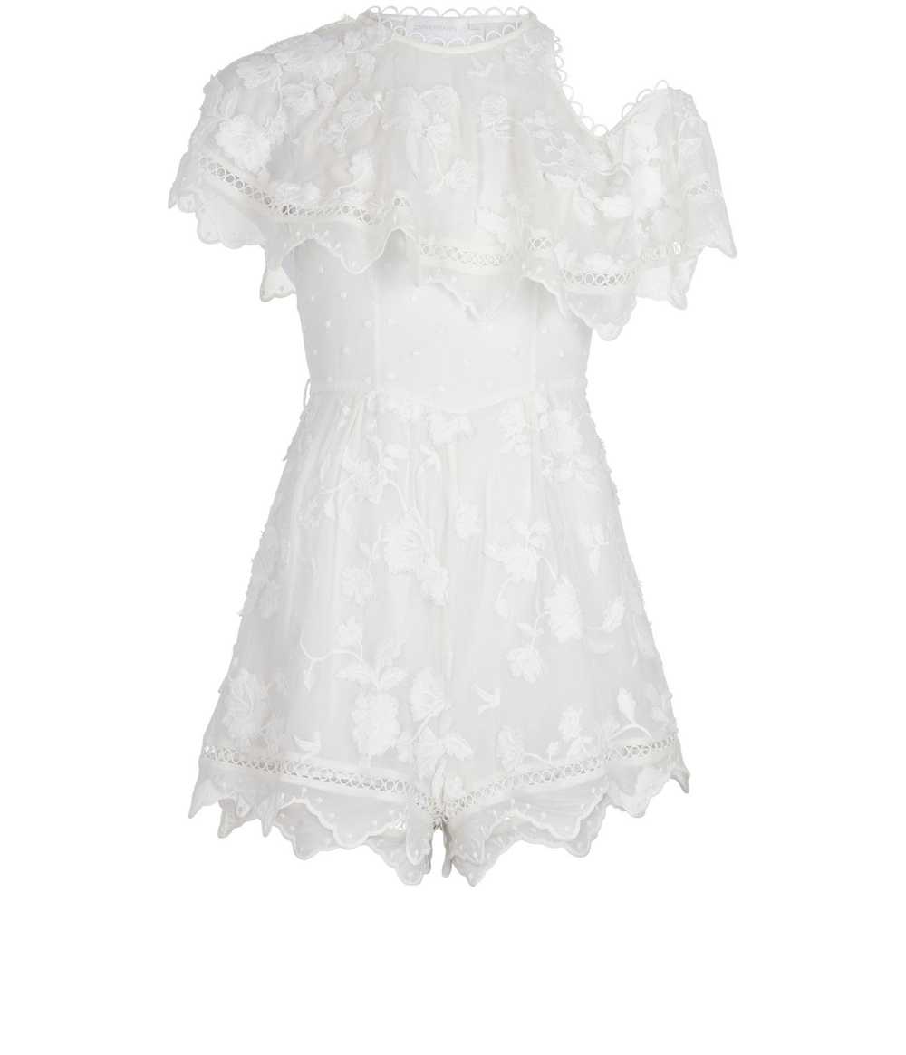 Product Details Zimmermann White Mercer Silk Geor… - image 1