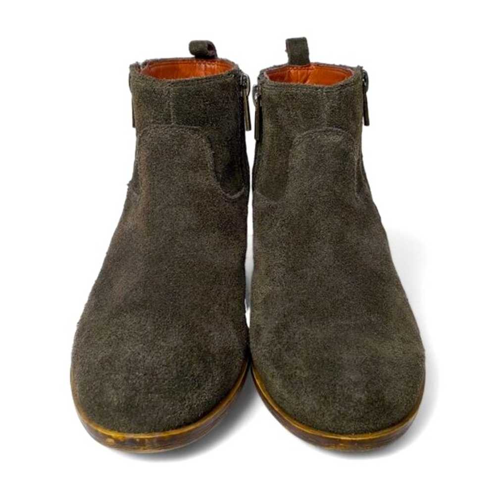 Lucky Brand Betwixt Booties Women's Olive Suede D… - image 2