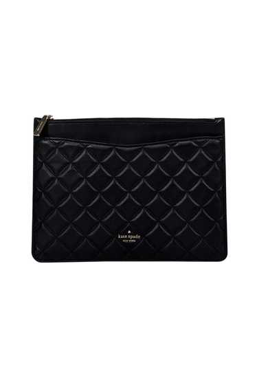 Kate Spade - Black Quilted Leather Natalia Large Z