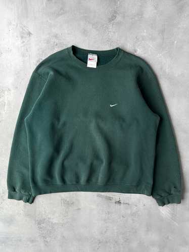 Green Nike Essential Sweatshirt 90's - Large