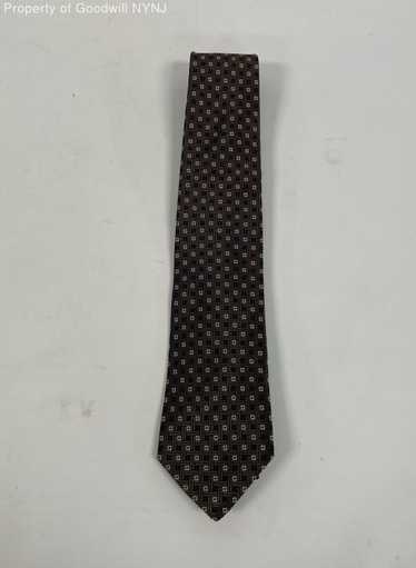 Brooks Brothers Men's Bronze Pattern Silk Tie