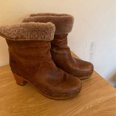 UGG Australia Brown Leather Boots