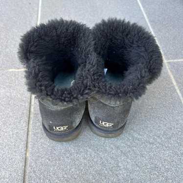 UGG Black Sheepskin Short Boots