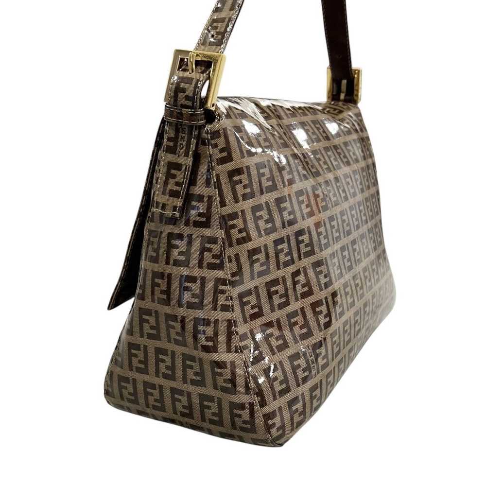 Fendi Fendi Zucca Coated Canvas Mamma Baguette Sh… - image 4