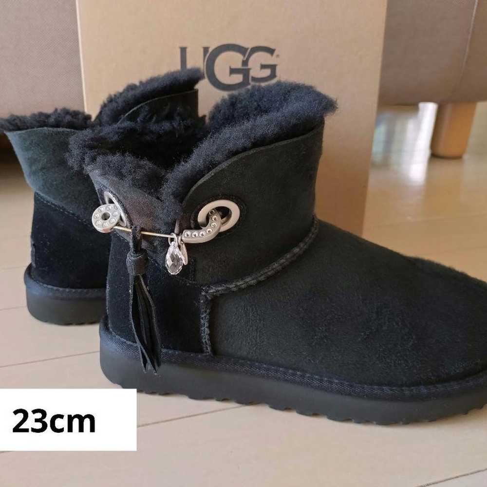 ★UGG★ Short Sheepskin Boots JOSEY Swarovski Black… - image 1