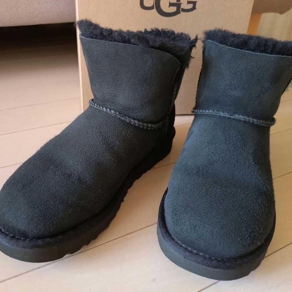 ★UGG★ Short Sheepskin Boots JOSEY Swarovski Black… - image 2