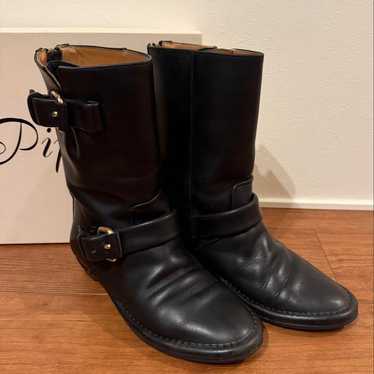 Pippi Engineer Boots Short Boots Size S Black - image 1