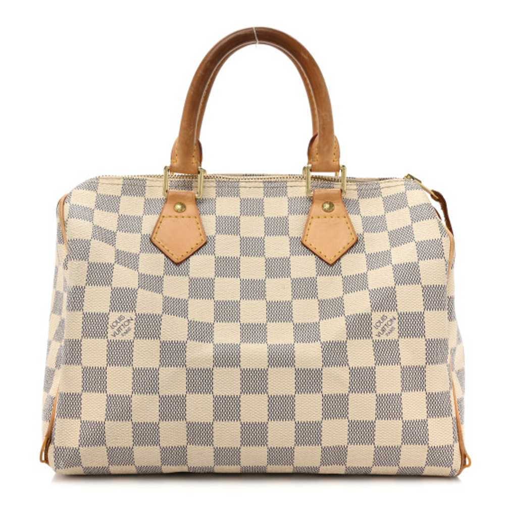 LOUIS VUITTON Damier Azur Speedy 25 - image 1