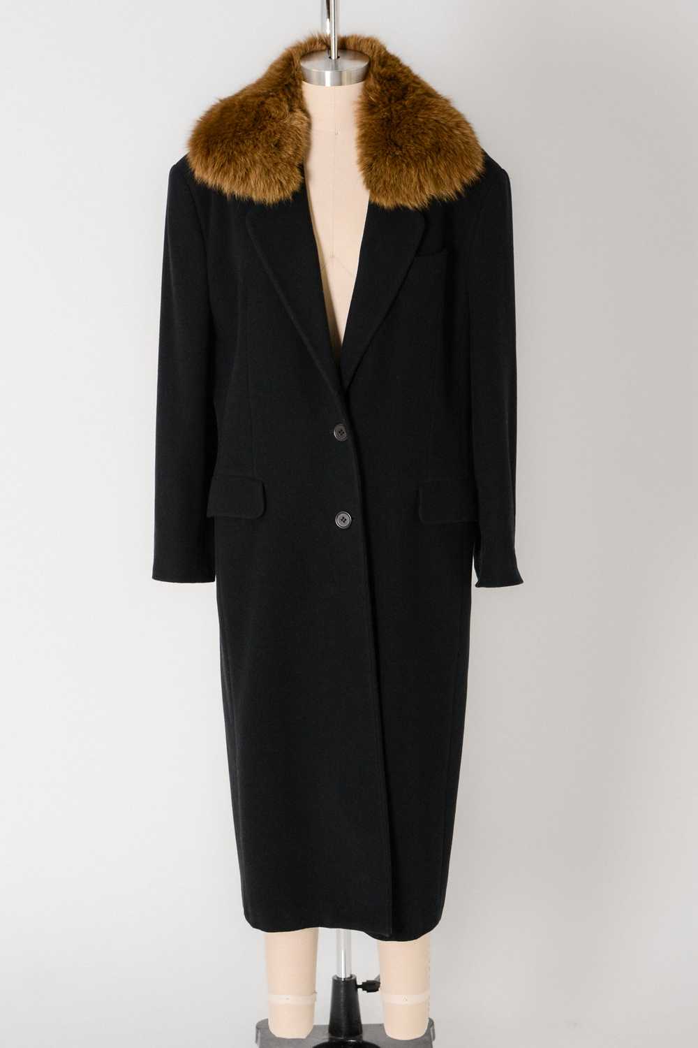 United Colors of Benetton Wool Fur Coat - image 4