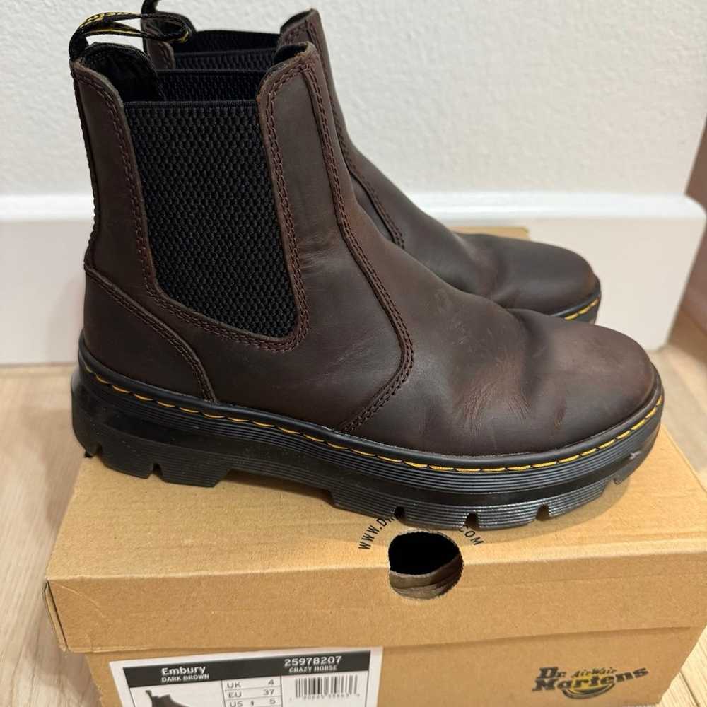 Doc Martens Chelsea Embury Dark Brown Women’s 6 - image 2