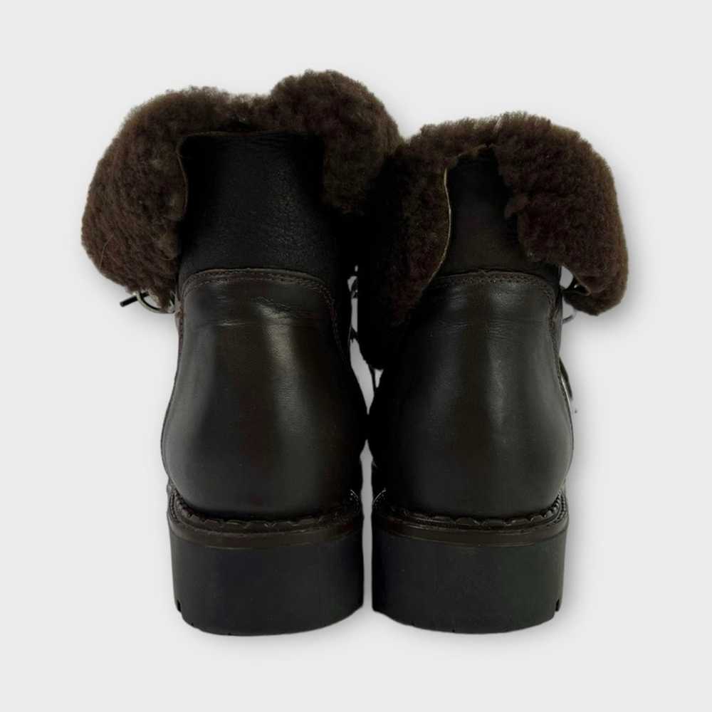 Sorel Vintage Shearling Foldover Lace-Up Leather … - image 5