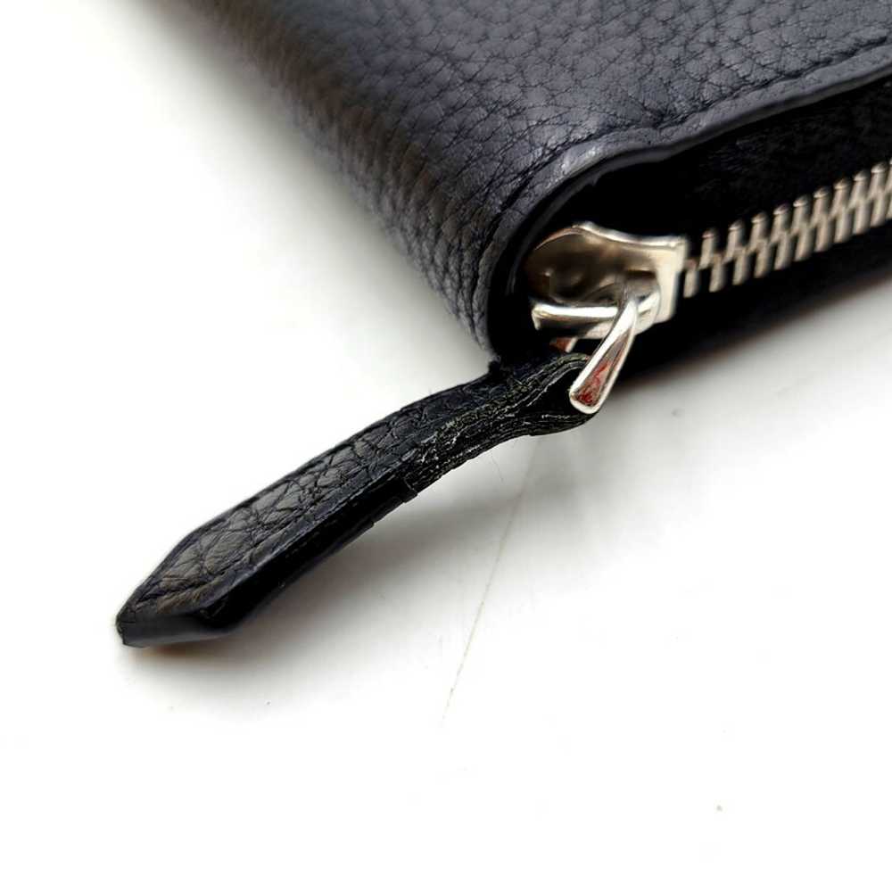 Fendi 7M0210 Ag0L Round Zipper Long Wallet Leathe… - image 1