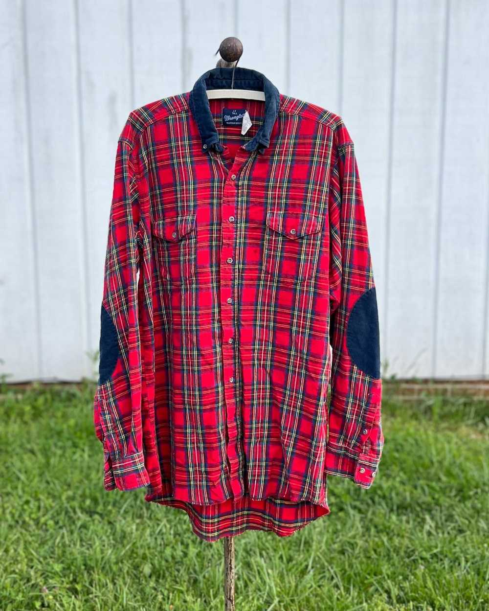 Wrangler 90s Western Flannel Shirt (L) | Used,… - image 1