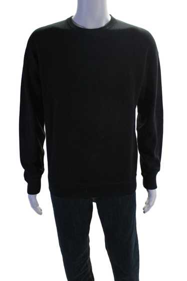 Massimo Dutti Mens Ribbed Scoop Neck Long Sleeved 