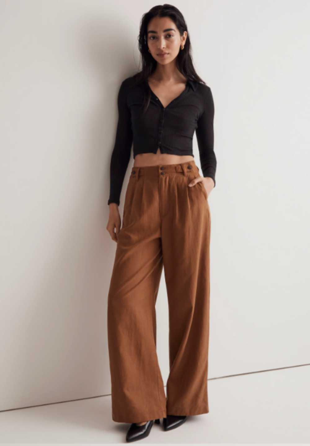 Madewell The Harlow Wide-Leg Pant (4) | Used,… - image 3