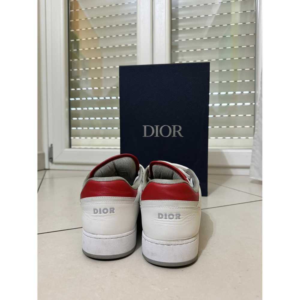 Dior Homme Leather low trainers - image 2