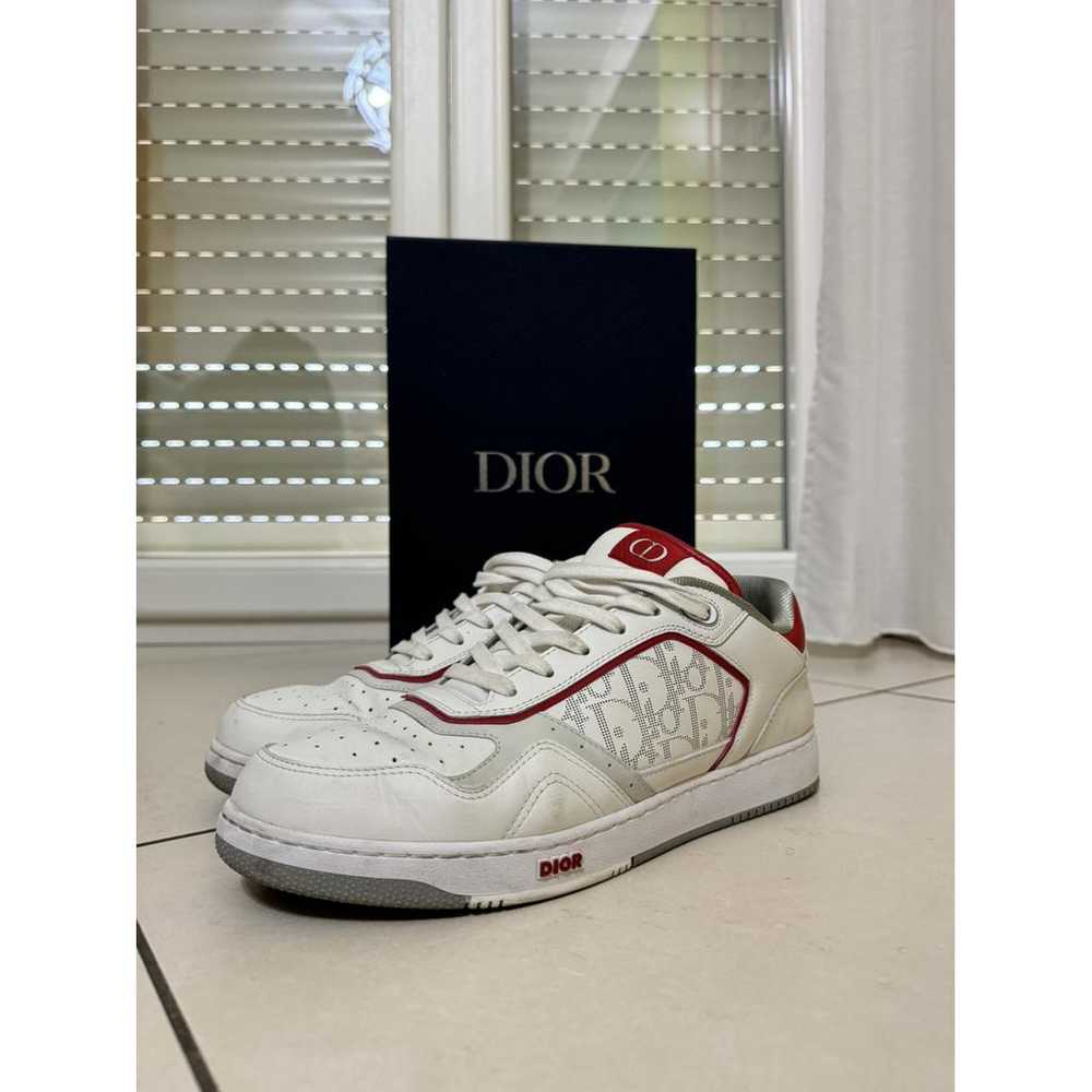 Dior Homme Leather low trainers - image 3