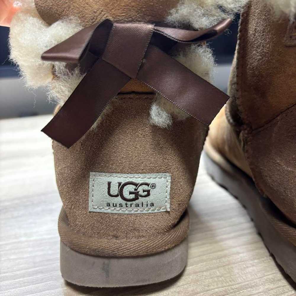 UGG Mini Bailey Bow Women's Sheepskin Boots 24cm - image 10