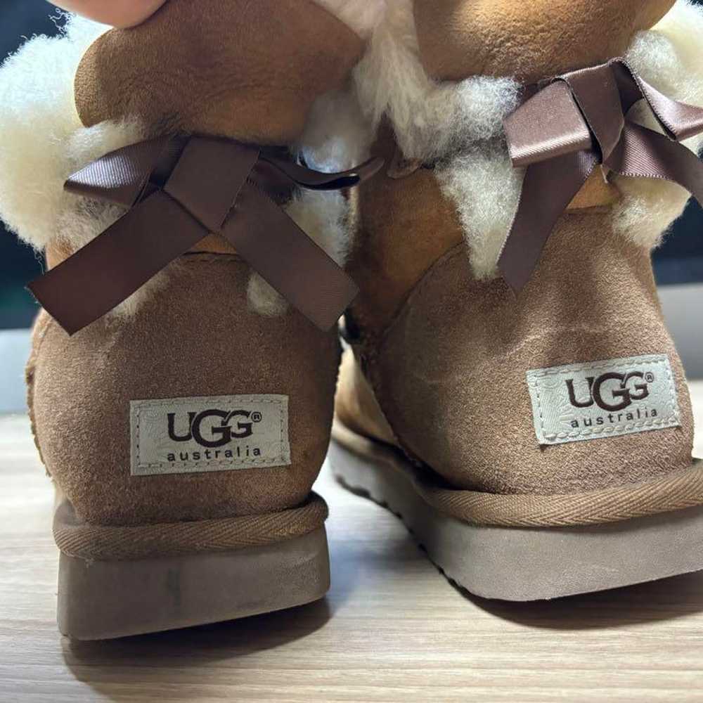 UGG Mini Bailey Bow Women's Sheepskin Boots 24cm - image 3