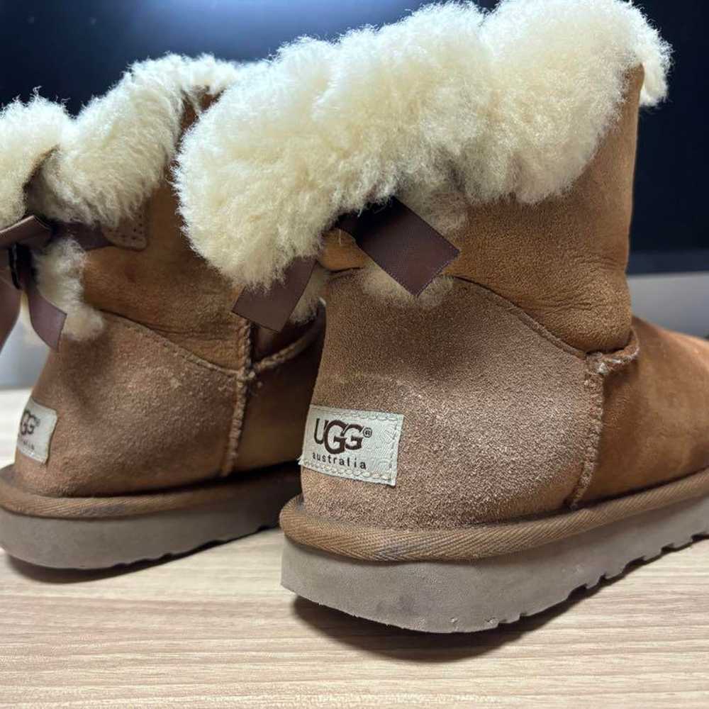 UGG Mini Bailey Bow Women's Sheepskin Boots 24cm - image 4