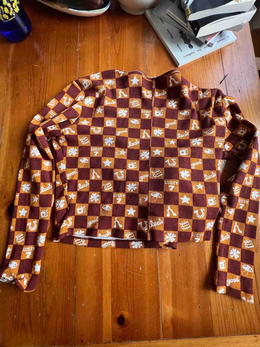 BIG BUD PRESS Checkered Wrap Top (M) | Used,… - image 4