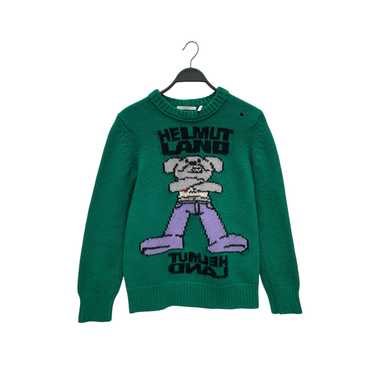 Helmut Lang/Sweater/S/Wool/GRN/Pullover/mascot kn… - image 1