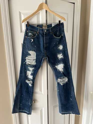 Gallery Dept. Indiana Flare denim Blue Jean Indig… - image 1