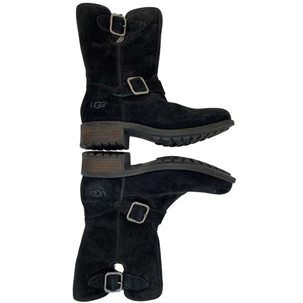 Womens 6 UGG Black Suede Chaney Mid-Calf Boots Sh… - image 5