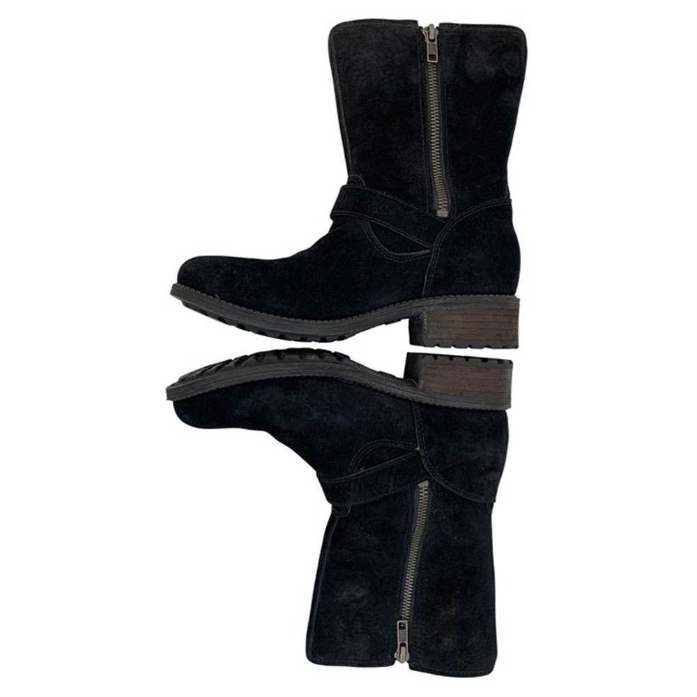 Womens 6 UGG Black Suede Chaney Mid-Calf Boots Sh… - image 6