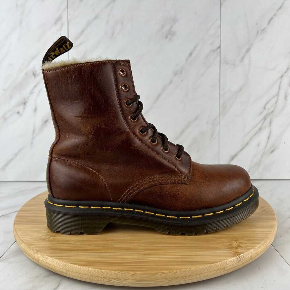 Dr. Doc Martens 1460 Serena Womens Size 6 Brown F… - image 1