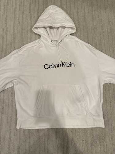 Calvin Klein Calvin Klein text logo white