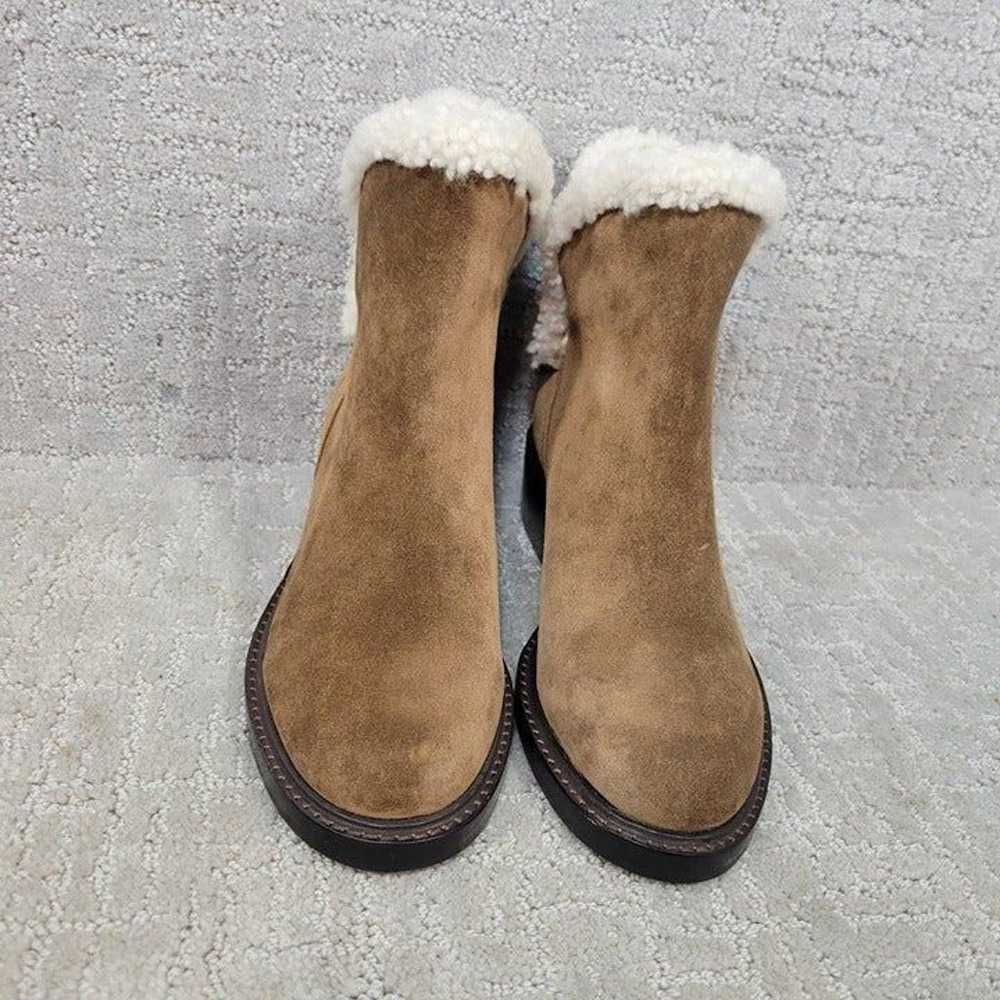 Sigerson Morrison Women's Size 38.5 Brown Suede H… - image 2