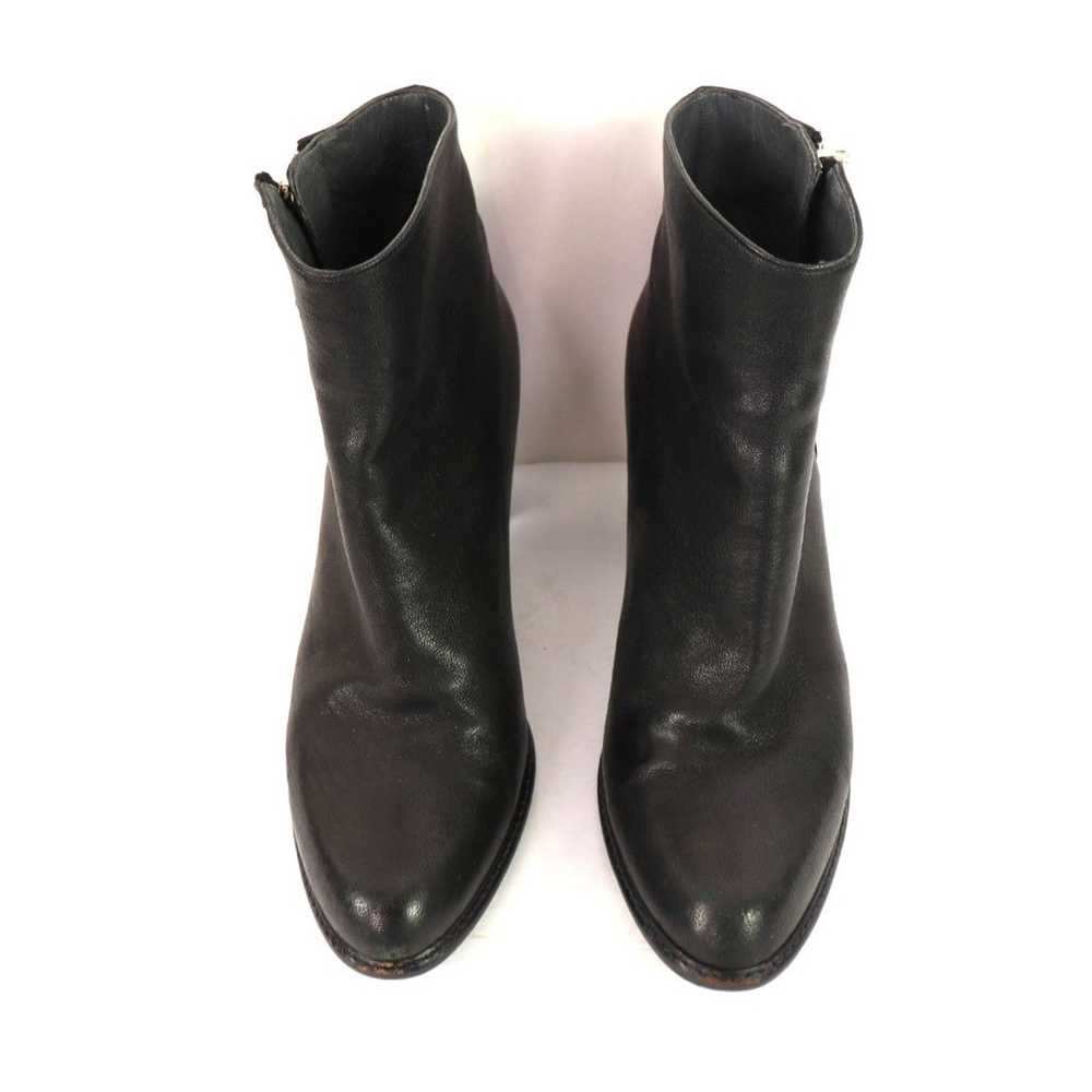 Stuart Weitzman Leather Zip up Booties size 8 - image 4