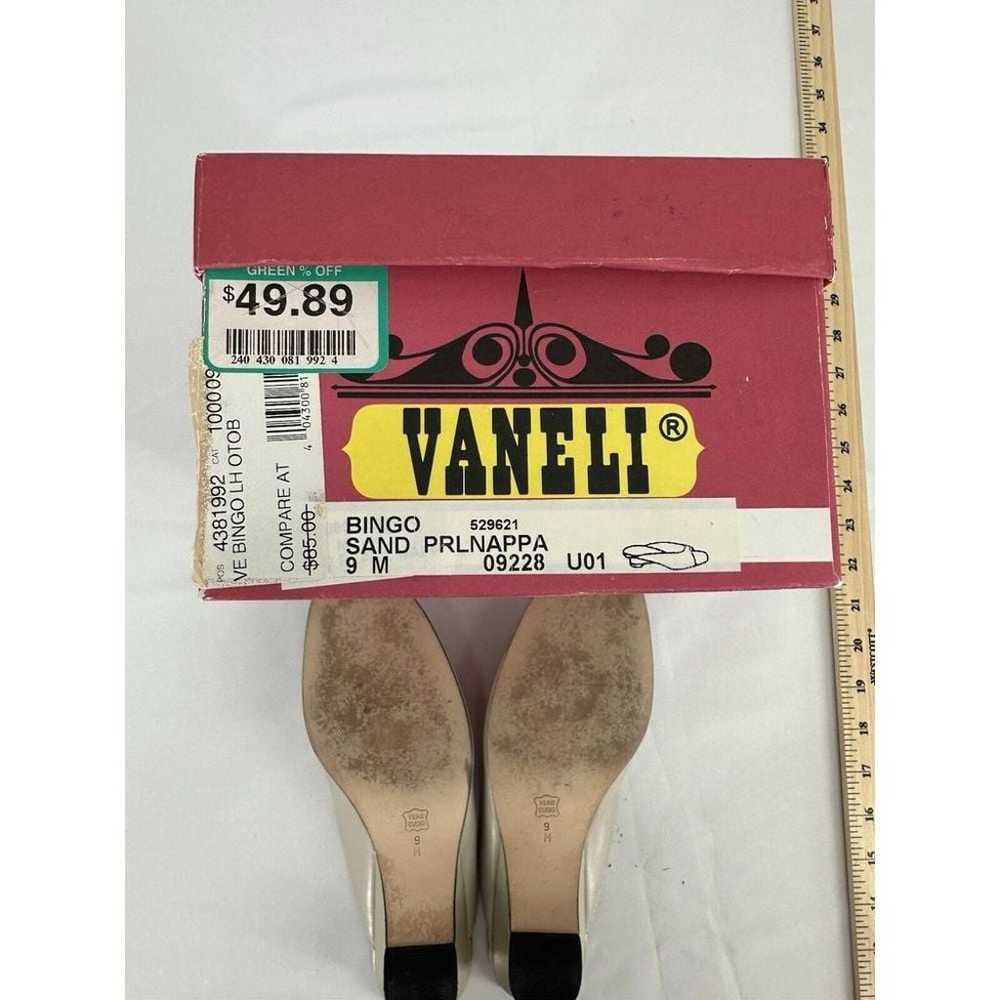 Vintage Vaneli Brazil Womens Size 9M Champagne Me… - image 9